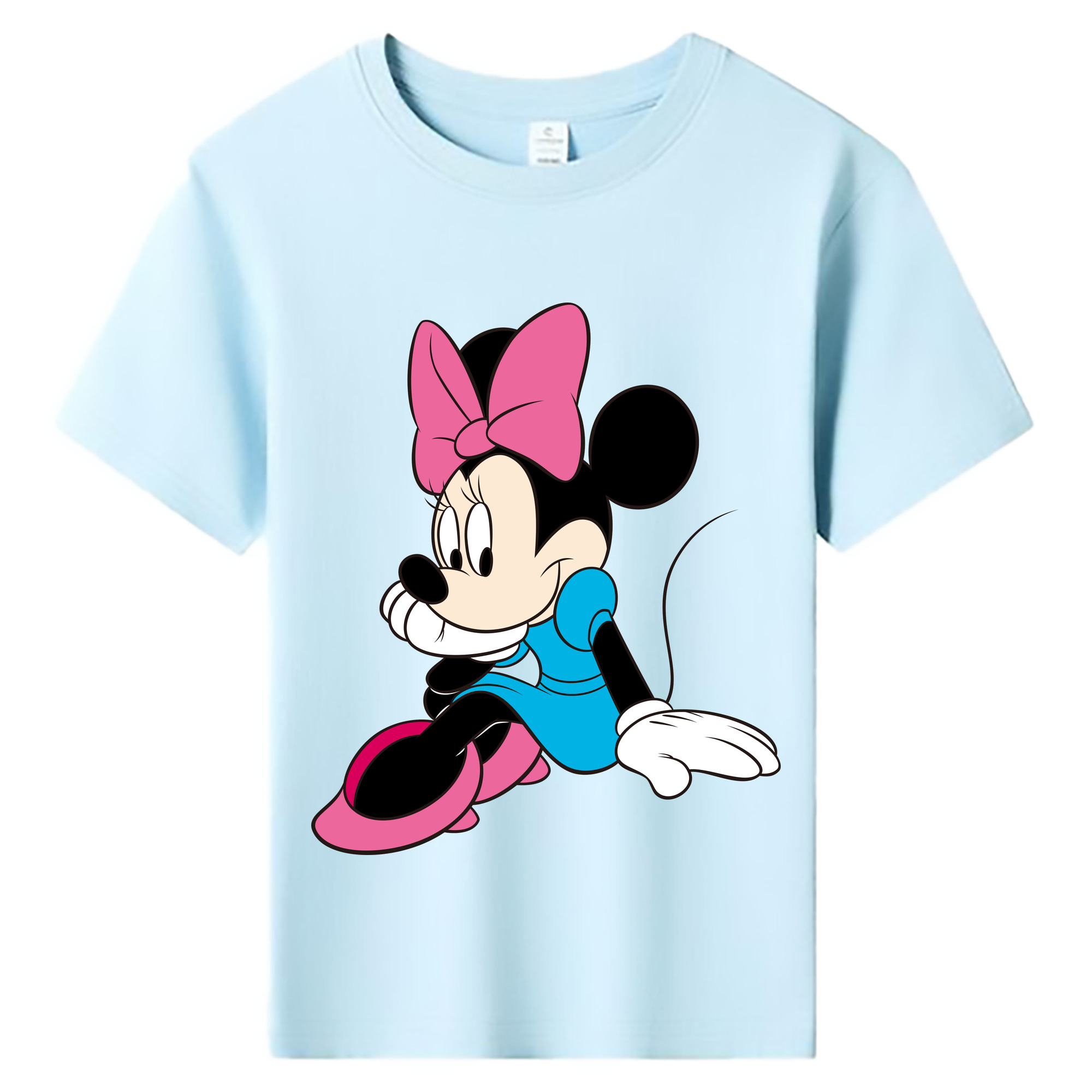 ミッキーマウス Mickey Mouse 綿100％キッズTシャツ（フロントプリント）